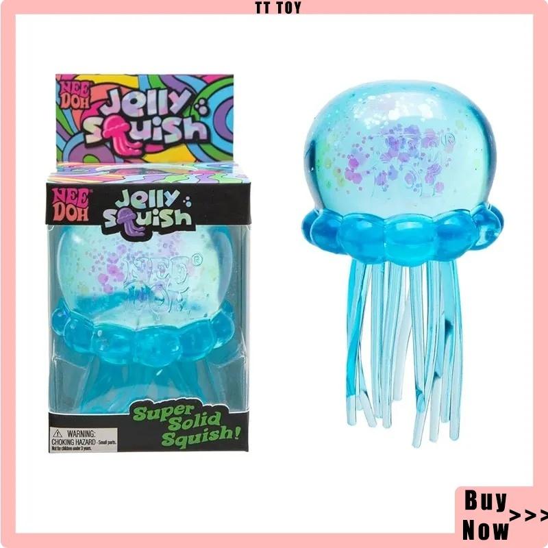 In Stock Confirmed Needoh Fuzz Ball Jellyfish Squishy Blind Box Stress Relief Anti-Anxiety Squeeze Toy Party Prop Gift Wholesale