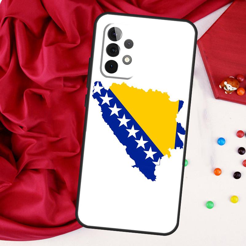 Bosnia and Herzegovina Flag For Samsung Galaxy A55 A53 A33 A13 A35 A15 A36 A56 A26 A16 A22 A32 A52 A54 A34 A06 A05 Case