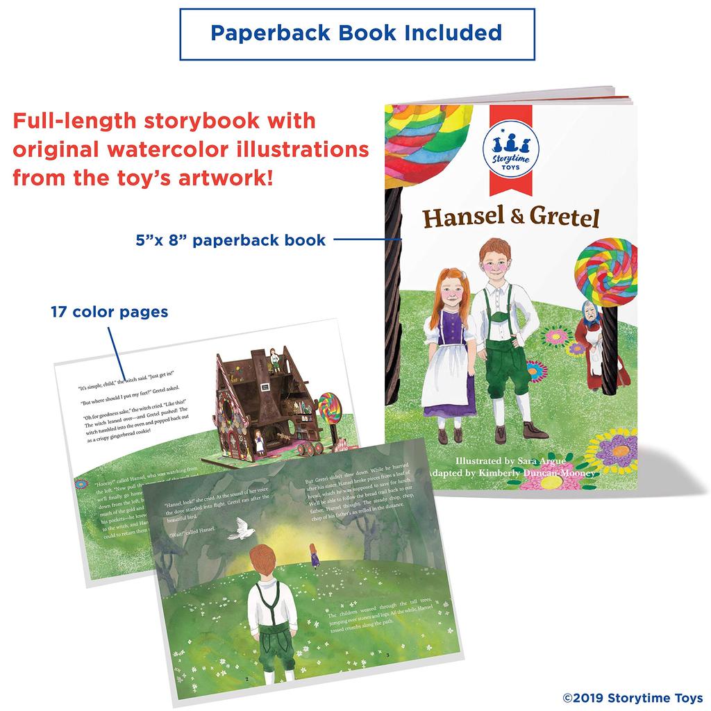 Hansel and Gretel Toy House and Storybook