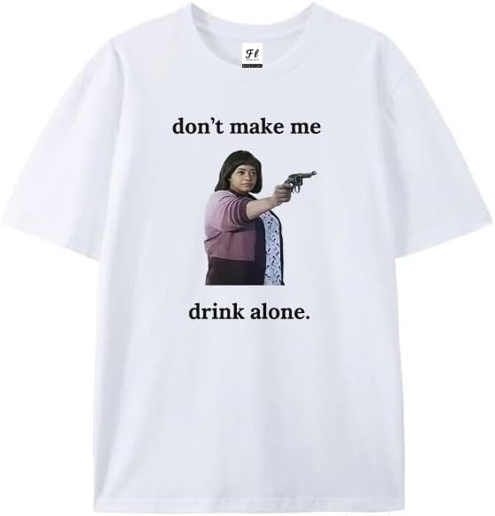 

Don t Make Me Drink Alone Funny Shirt Classic Cotton White S разноцветный