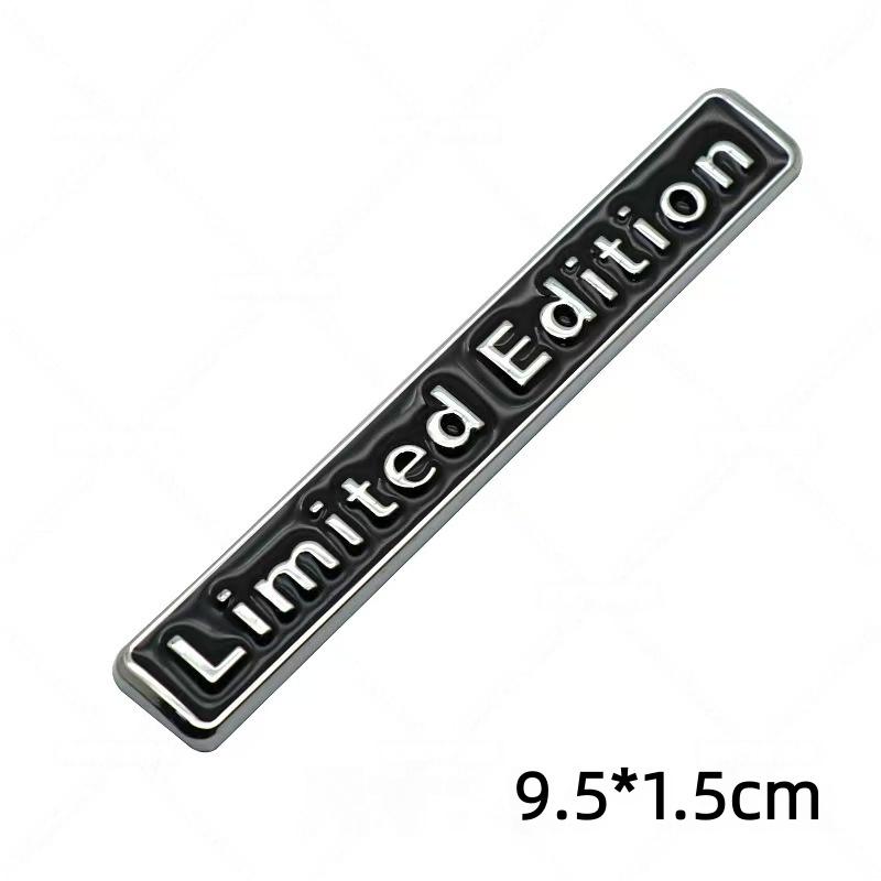 1Pc Metal Limited Edition Logo Fender Trunk Badge Emblem Racing SUV Sports Stickers Car Body Decal for All Car