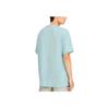 Li-Ning X Rooovie Artist Collaboration Colorblock Checkerboard Pocket Print Loose Short Sleeve T-Shirt Unisex Tops Ice-Blue AHSSB57-2