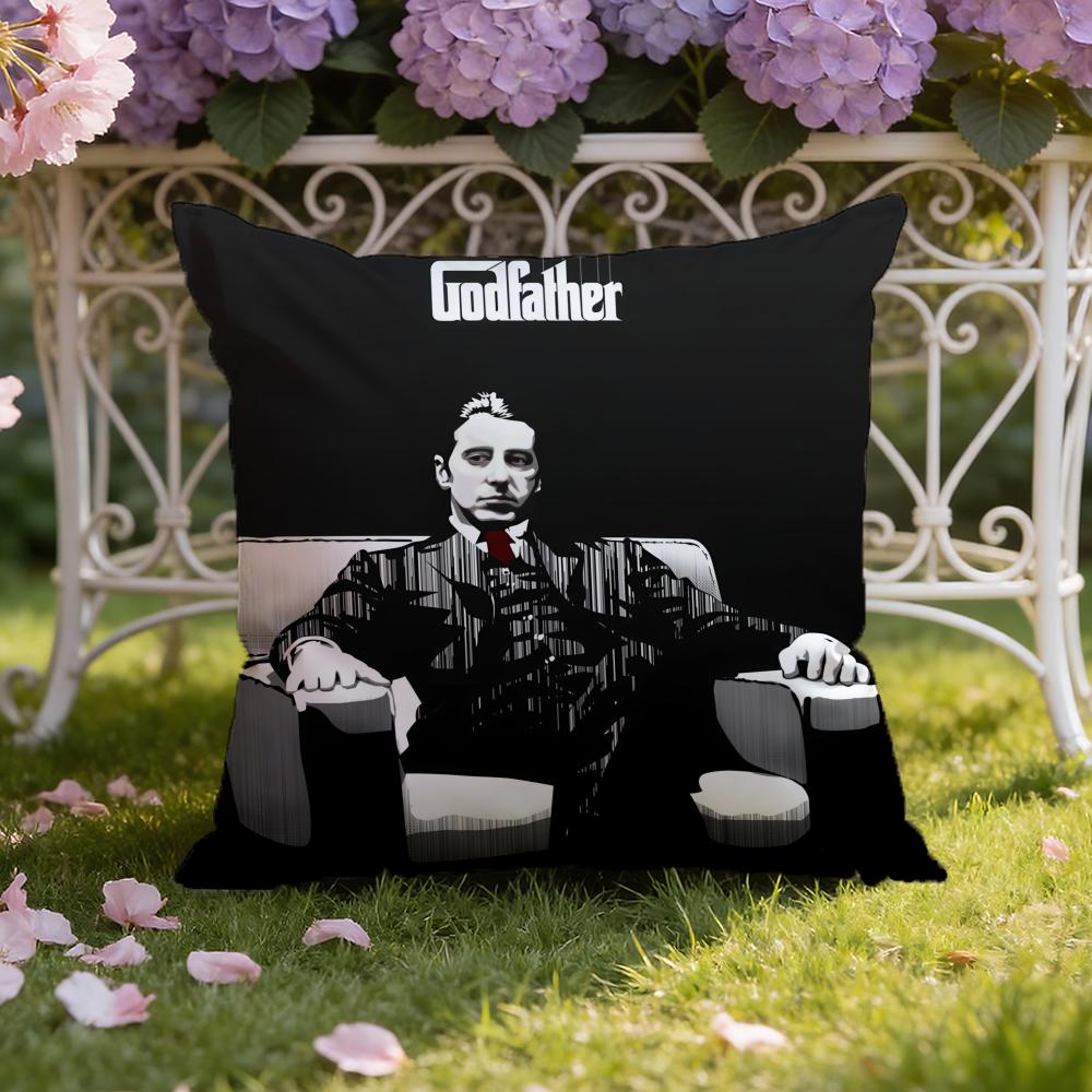 The GGodfather Movie Cushion Cover Home Car DualScene Pillow Cover Reversible for Premium Comfort