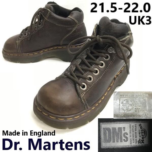 

Dr. Martens 5-hole short boots 3 21.5-22 brown England 80s-90s