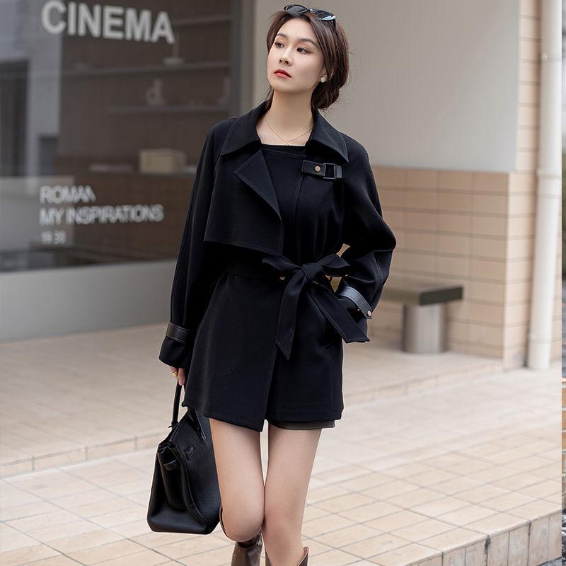 Women's 2025 Spring/Autumn Fashion Mid-Length Windbreaker Coat