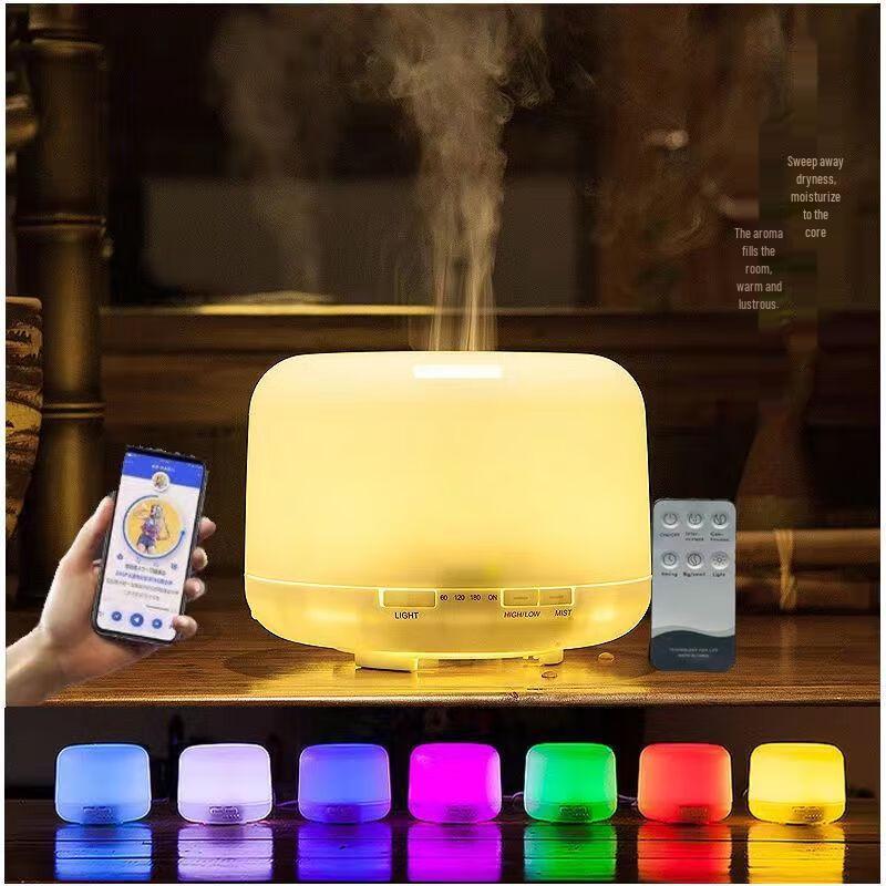 Bluetooth Speaker Humidifier with Ambient Light for Bedroom and Living Room