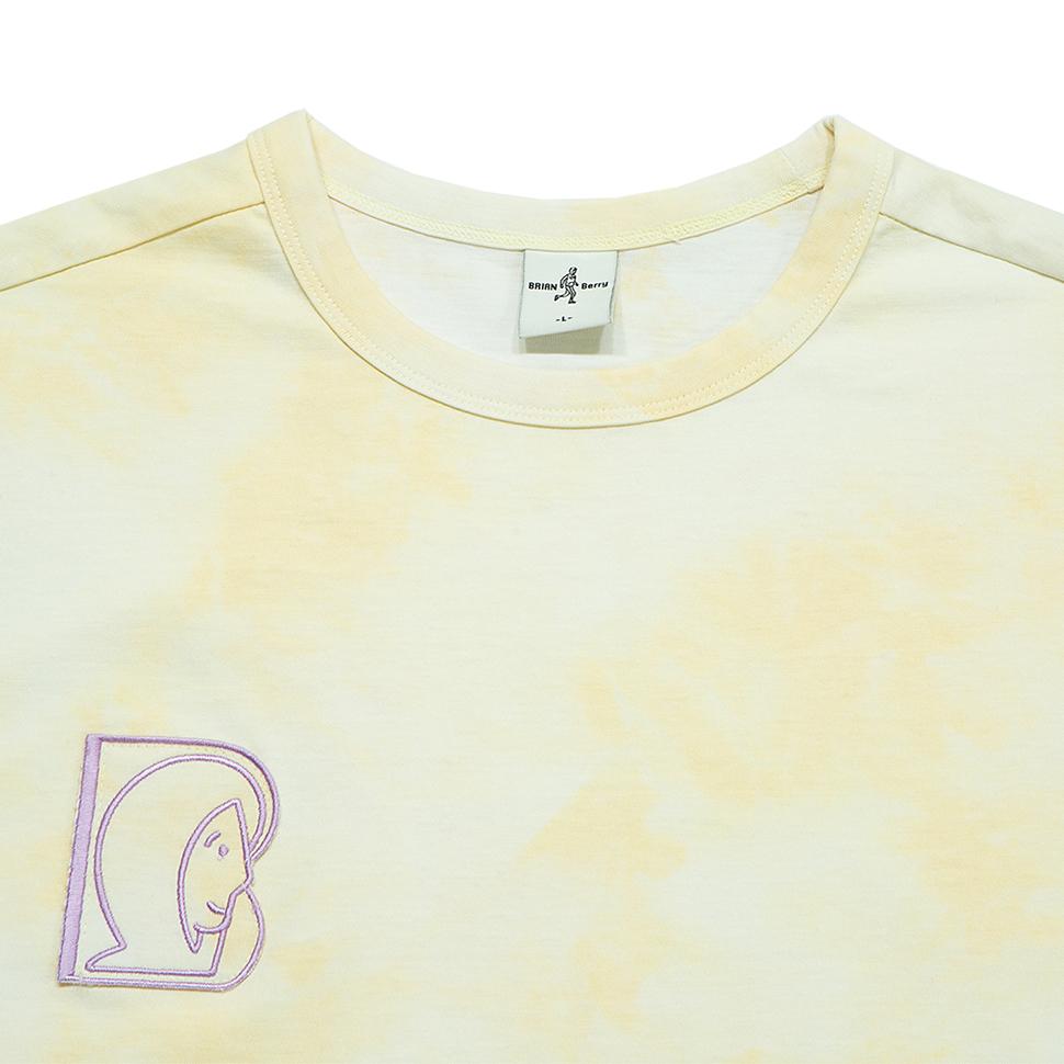 Brian Berry Poppy Dyeing Tee_Light Yellow