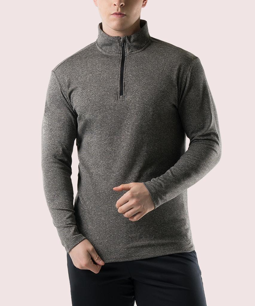 ARMEDES [2Pack] Men'S Functional Turtleneck Zip-Up Long Sleeve Fleece-Lined Top Ar-31 (3 Colors)