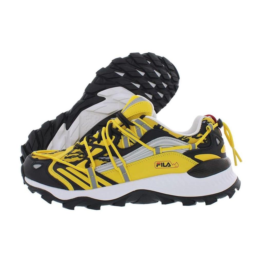 FILA Expeditions Leather Comfortable Versatile Low-Top Casual Shoes Men sneaker Yellow 1RM01547_702