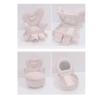 Upholstered Miniature Armchair with Heart Backrest Decorative Velvet