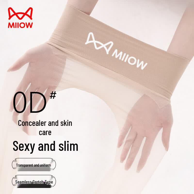Женские ультратонкие бесшовные прозрачные колготки Miiow One Size