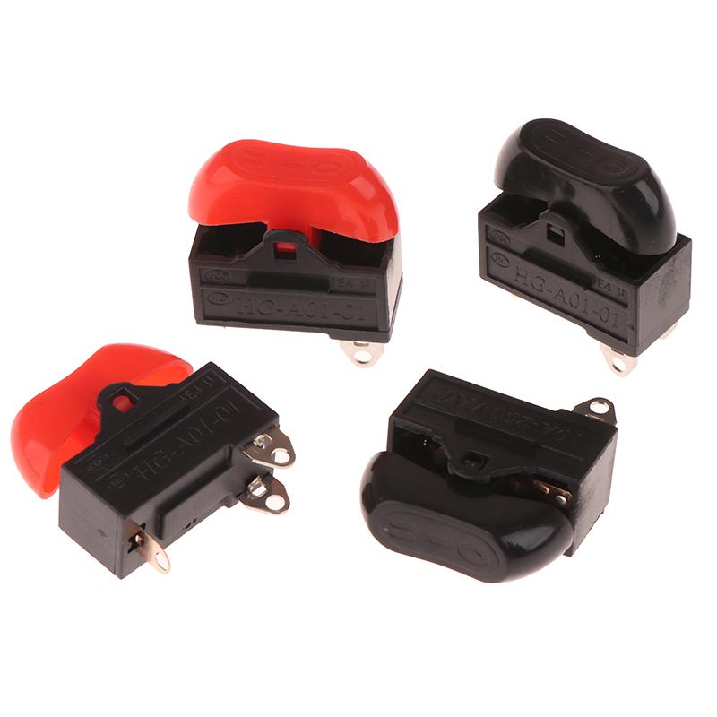 2Pcs 10A 250Vac Hair Dryer Switch 3 Pins Rocker Switch 3 Position On Off Boat Switch On-Off-On Elliptical Boat Shape Switch