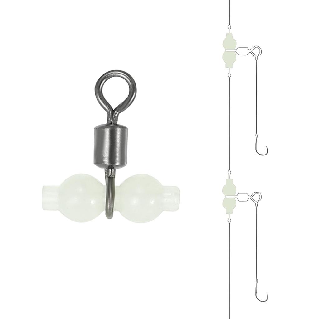 PATIKIL 3 Way Swivel 20 Pack Crossline T Turn Rolling