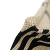 Used 9212 Nu Maran Beach Bag 7924 Graphic Tartan Orange Camel Knotboard Screen Print Cotton Unisex from Japan AUTHENTIC