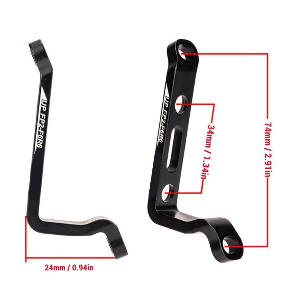

Aluminium Alloy Disc Brake Adapter Post Mount to Flat Mount Disc Brake Adapter Bike Upgrade Kit for 160mm