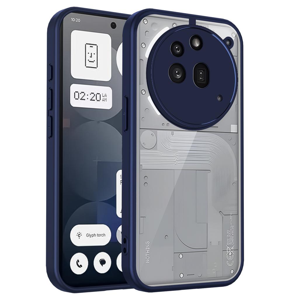 Case For Nothing CMF Phone 1 2 2a 3 3a Pro Plus Lens Protection Soft Matte TPU Hard PC Transparent Backplate Hybrid Grip Cover