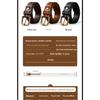 Washed retro distressed first layer cowhide belt men's genuine leather pin buckle casualjeans belt