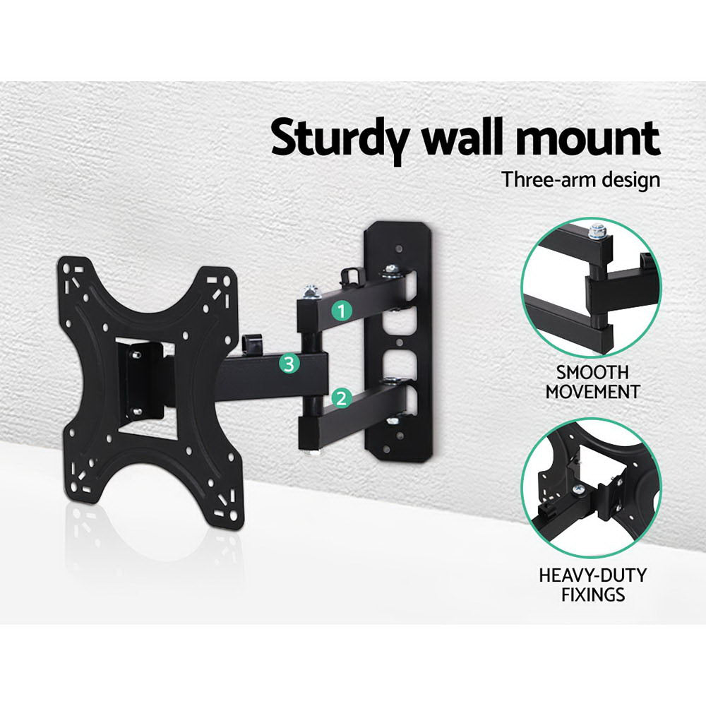 TV Stands & Mounts Artiss Tv Wall Mount Bracket Tilt Swivel Full Motion 32 37 42 Inch Plasma Screen Lcd