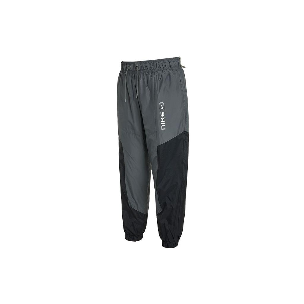 Nike Nsw Pant Wvn Street Mr Retro Sports Color-Block Woven Tapered Knit Pants Women pants Dark-Gray CZ8853-068