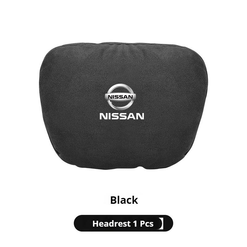 Car Headrest Lumbar Rest Cushion Neck Support Neck Pillow For Nissan X-Trail Qashqai Sentra Serena Tiida Teana Juke Leaf Micra
