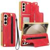 VIETAO PU Leather Z Fold 7 Phone Case With Pen Slot, Cards Wallet Holder,Hand Strap Compatible With Samsung Galaxy Z Fold 6 5 4
