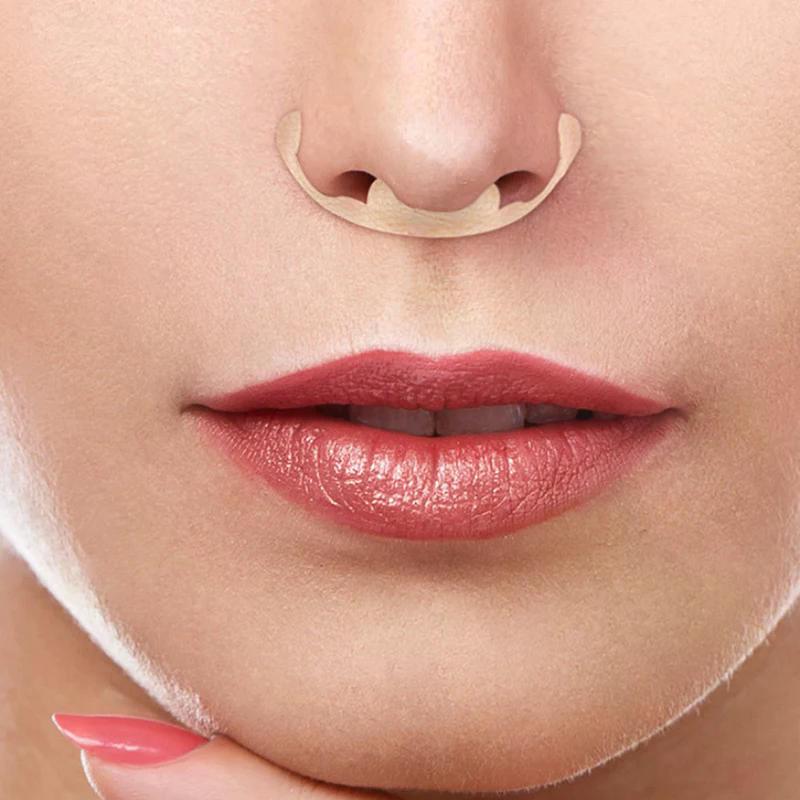 Shrinking Nose Wing Patch 10pcs Nose Shrink Nose Stickers Invisible Slimming Thin Beauty Wings Narrow Nose Women Makeup Tools