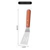 Heavy-Duty Stainless Steel Griddle Spatula Set with Wutuo Handle