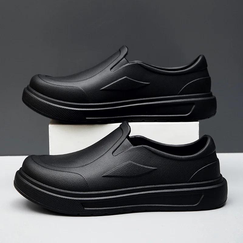 Pantofi de Bucătar pentru Bărbați Antiderapanți Rezistenți la Ulei Rezistenți la Murdărie Pantofi de Bucătărie Pantofi de Lucru Uscare Rapidă Pantofi de Ploaie Mărimi Mari Saboți Respirabili