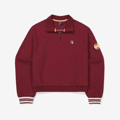 Fila F Box halF Zip Sweatshirt Cotton Blend