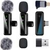 Microfono Lavalier Mini Wireless Bluetooth per Trasmissioni Live su Cellulare e Computer