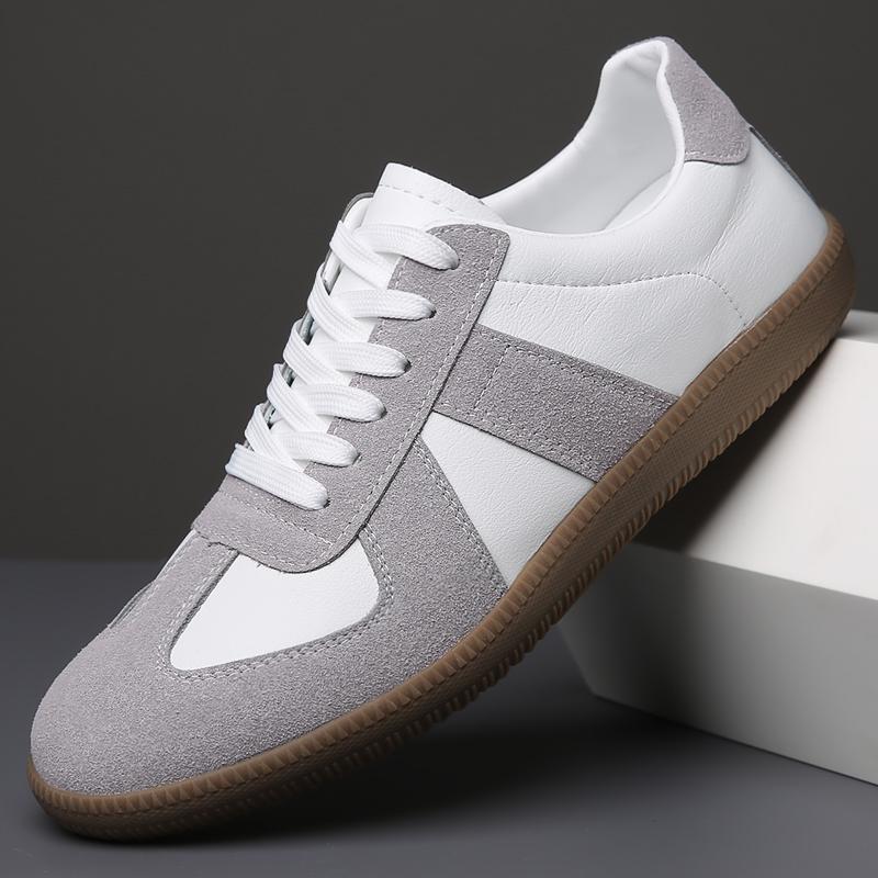 Men's Retro Fashion All-match Small White Shoes Sneakers German Training Shoes Forrest Gump Shoes Casual Men's Shoes