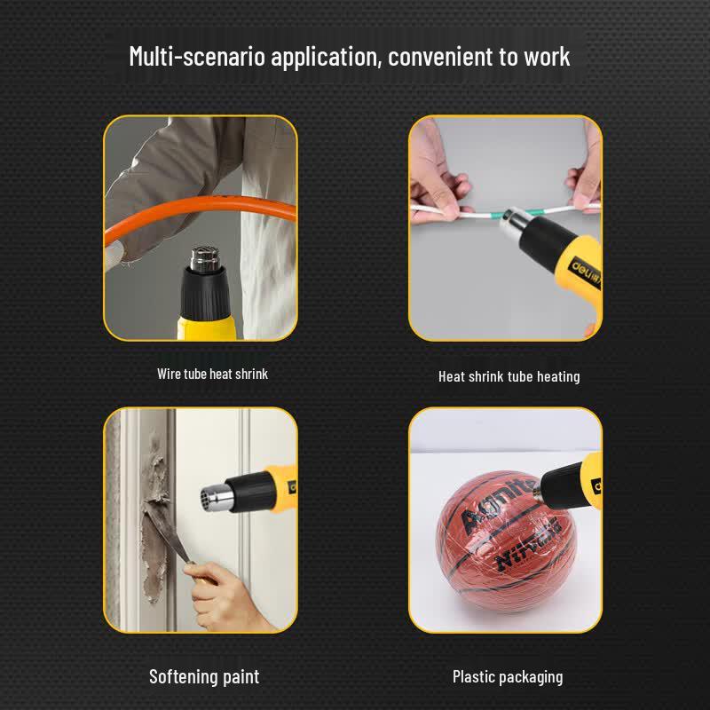 Deli 2000W Adjustable Heat Gun