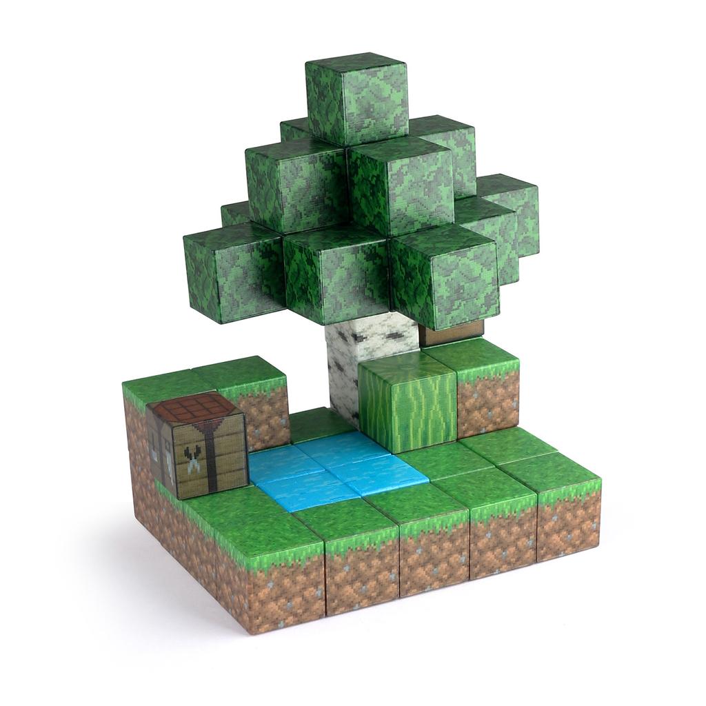 Pixel World Magnetic Building Block Assembly Toy Decompression Children'S Educational Toys 25Mm Size