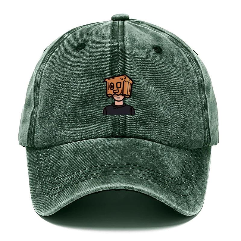 

Customize Vintage Washed Cotton Baseball Cap Men Paper Bag Mask Fashion Hats Novelty Caps Dad Cap Adjustable Costume Party Hat