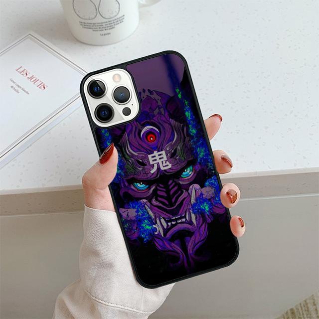 Samurai Demon Cool Phone Case For iPhone 17 Air 13 12 14 15 16  Cover For Apple 14 15 16 Pro Max Plus Coque