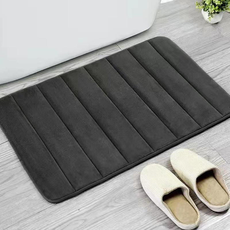 60X40Cm Bathroom Anti-Skid Mat Quick Water Absorption Mat Soft Bathroom Carpets Rugs Toilet Floor Mat Home Decor