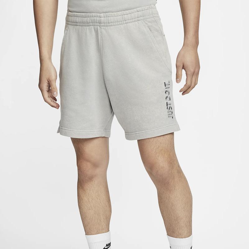 Nike Sportswear Just Do It Logo Athletic Shorts Men Shorts Light-Grey CJ4574-077