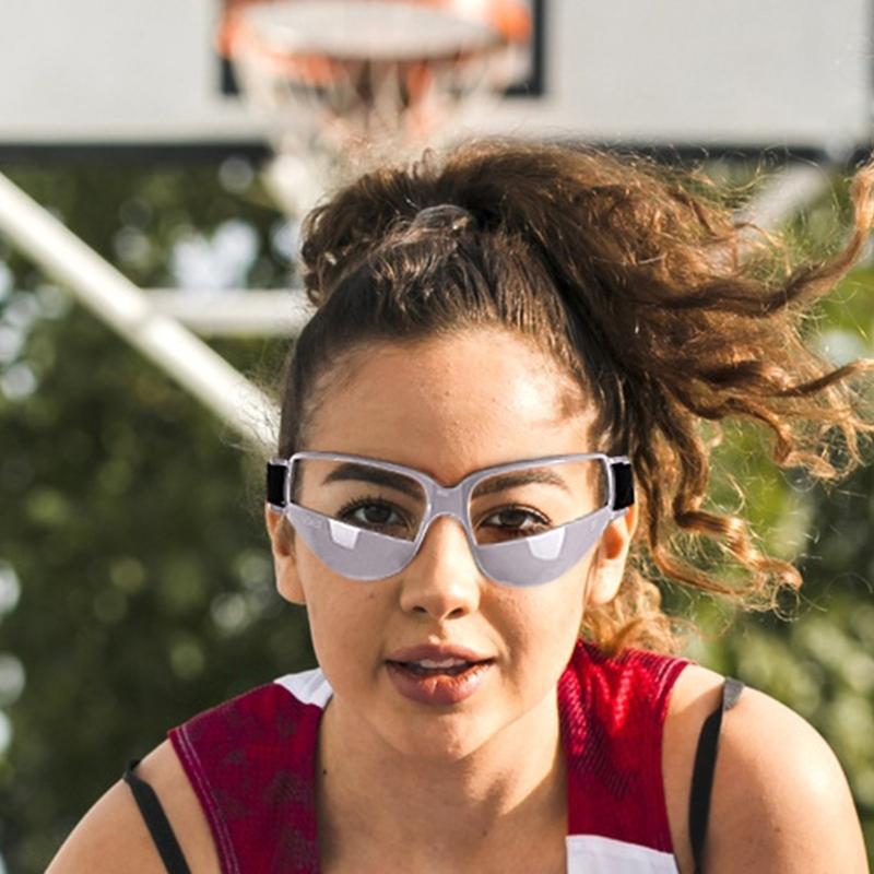 Adjustable Elastic Strap Basketball Glasses For Dribble Training No Lenses Anti Fog Sports Equipment Teens Gift