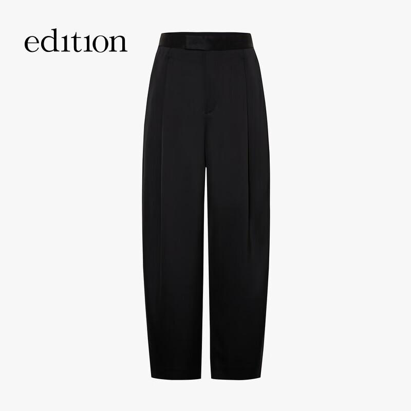 Edition 2025 Summer Acetate Carrot-Fit Casual Trousers EBE2PAT018