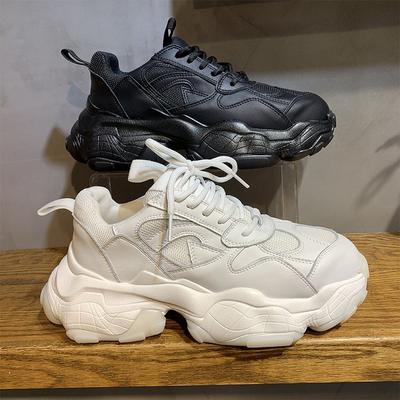 Zapatos deportivos casuales para mujer, nuevos zapatos para correr de primavera, zapatos de papá con suela gruesa, zapatos blancos pequeños de buena calidad para mujer