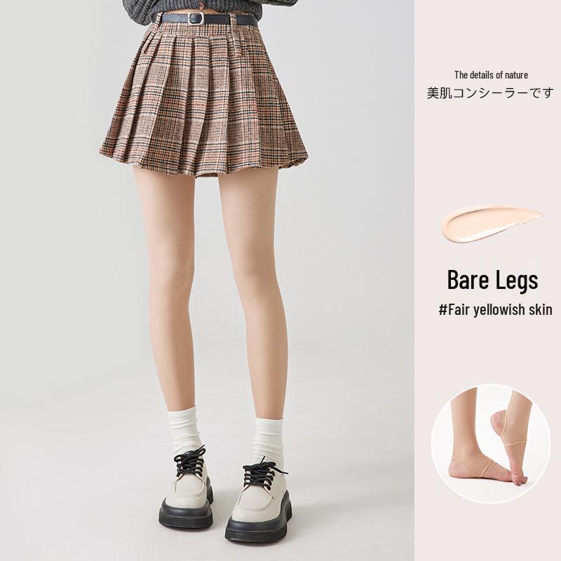 

Женские реалистичные колготки телесного цвета из бархата - Утепленные, Большой размер, Для ношения осенью/зимой Spring/Autumn No Velvet 130g (15℃-25℃)