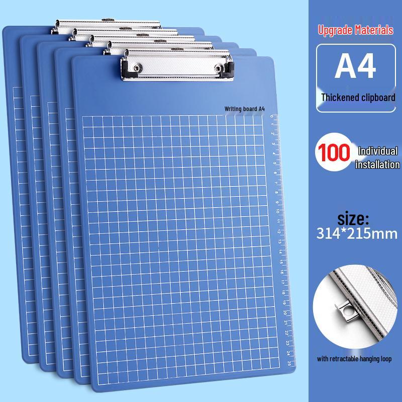 Aluminum Alloy Clipboard Folder A4/A5 Writing Board Office Stationery.