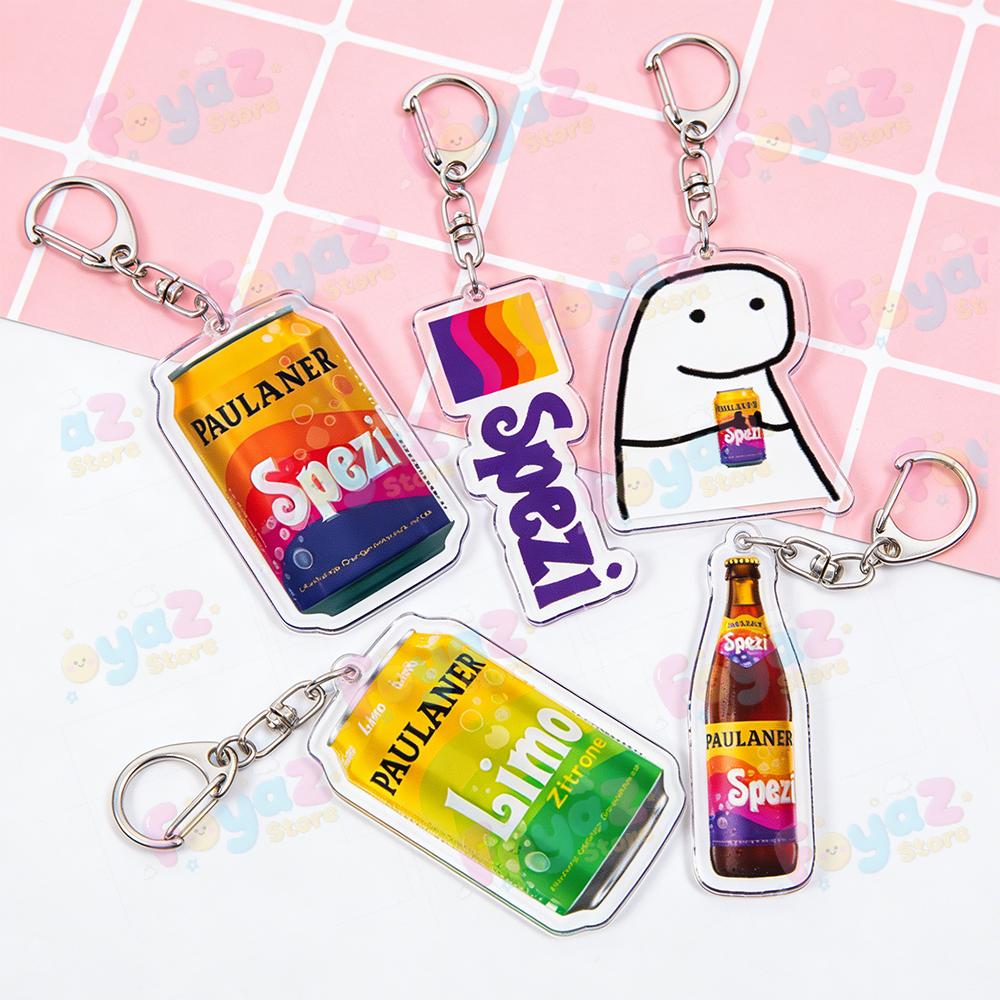 Chaveiros Criativos para Bebida Spezi Acessórios de Bolsa Paulaner Munique Alemanha Chaveiros de Cerveja Joias Presentes para Amigos