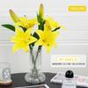 41cm Artificial Flowers Silk Lily Bouquet DIY Creative Bouquet As Gift for Friends Teach & Fresh Living Room Decoration