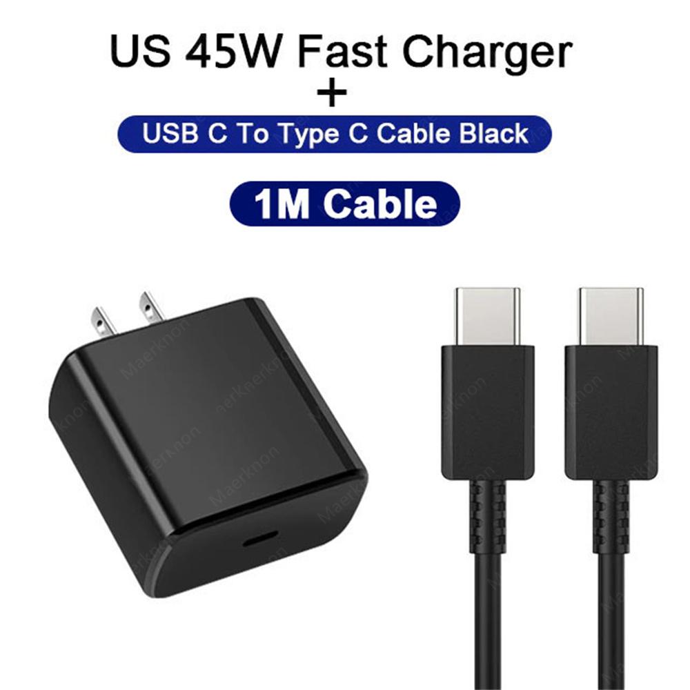 45W USB Charger Quick Charge Phone Adapter Type C Super Fast Charging Wall Charger For iPhone Samsung Xiaomi  EU/US Plug