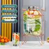 Homeglen Glass Beverage Dispenser with Stand