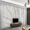 Μοντέρνα Light Luxury Ταπετσαρία Χρυσή Μαρμάρινη Τοιχογραφία Τοπίου Σαλόνι Υπνοδωμάτιο Μαρμάρινη Ταπετσαρία