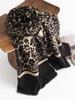 Fashion  Knitted Imitation Cashmere Women Scarf Headscarf Winter Lady Retro Leopard Scarve Pashmina Mujer Bufanda Wrap Shawl