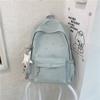 Schoolbag Refreshing Mint Backpack Simple Large-capacity Student Schoolbag New Korean Fresh and Sweet Little Girl Backpack