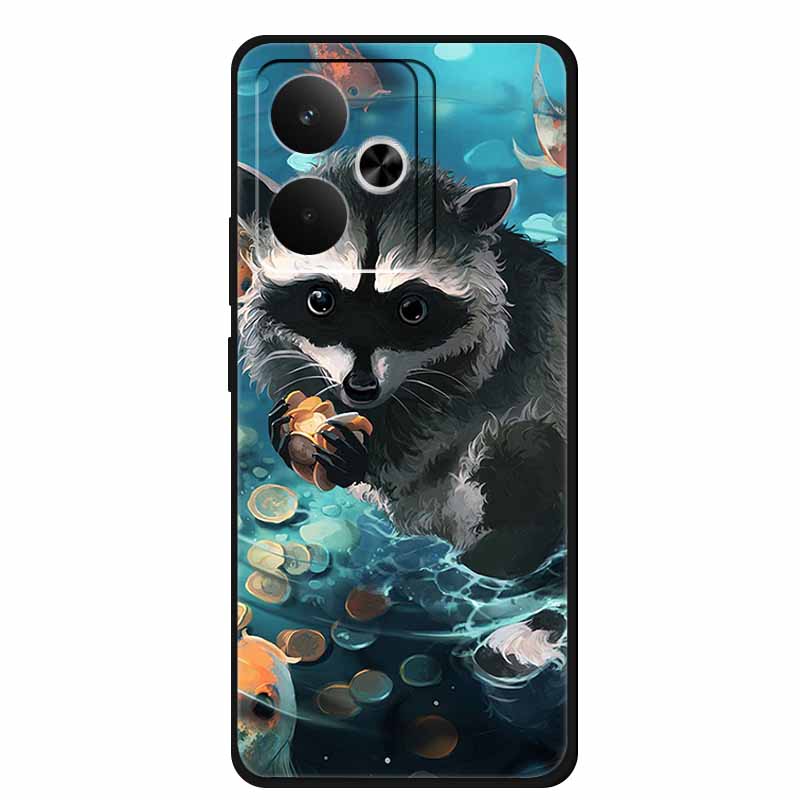 For Realme GT7 GT 7T Phone Case 7 T Bag Black Silicone Soft Back Cover Case For Realme 14 4G 15 Pro Cases Coque Protective Shell